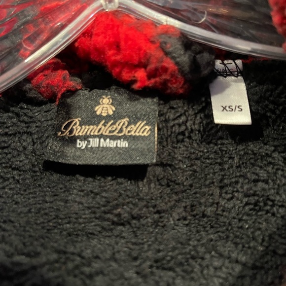 BumbleBella by Jill Martin Regular Sherpa Shawl Collar Button Lounger - Picture 3 of 3